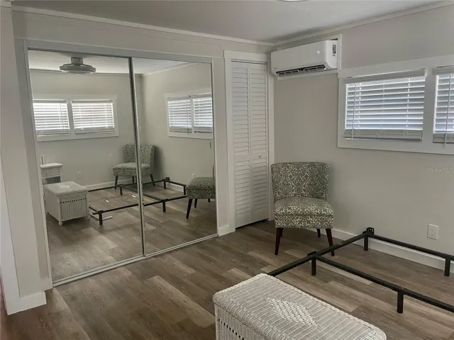 Bedroom with Built-In Closet