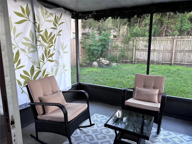 Screened in porch
