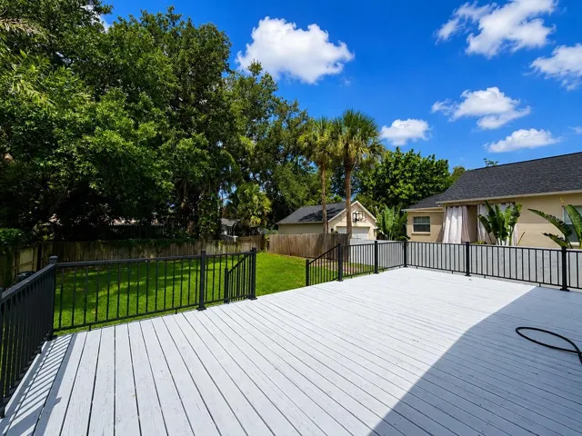 large back deck