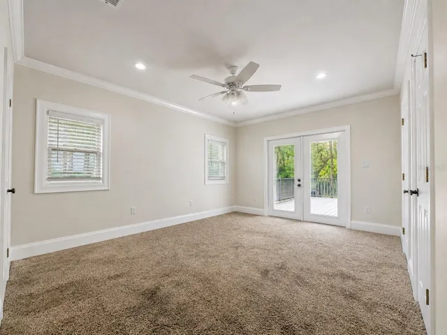 primary bedroom located on the first floor
