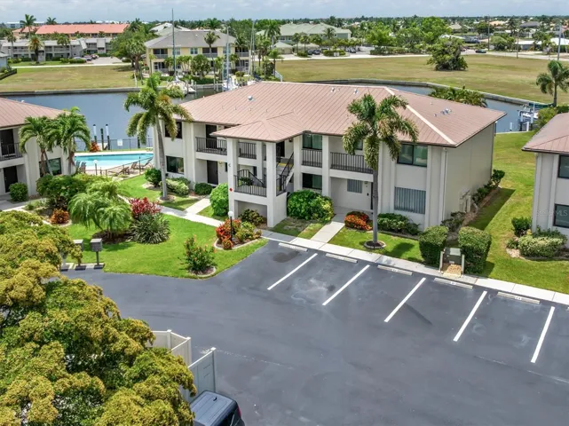 Perfect waterfront poolside location.