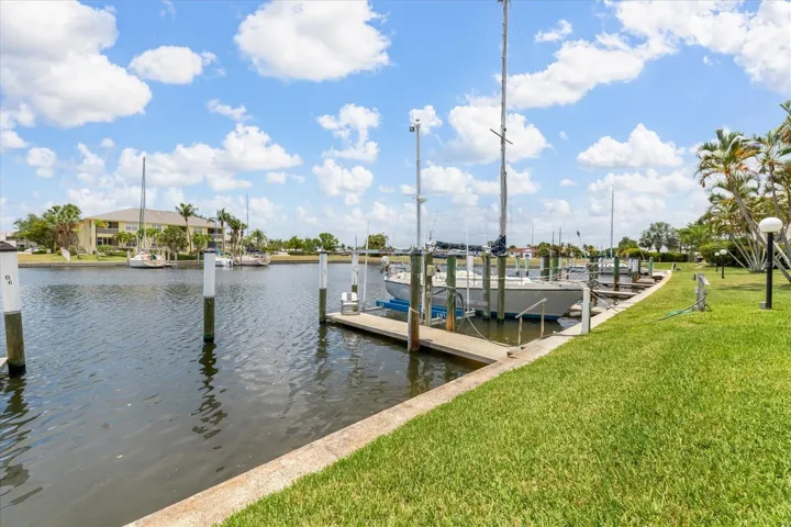 Deeded Dock with access railing, water and electric.