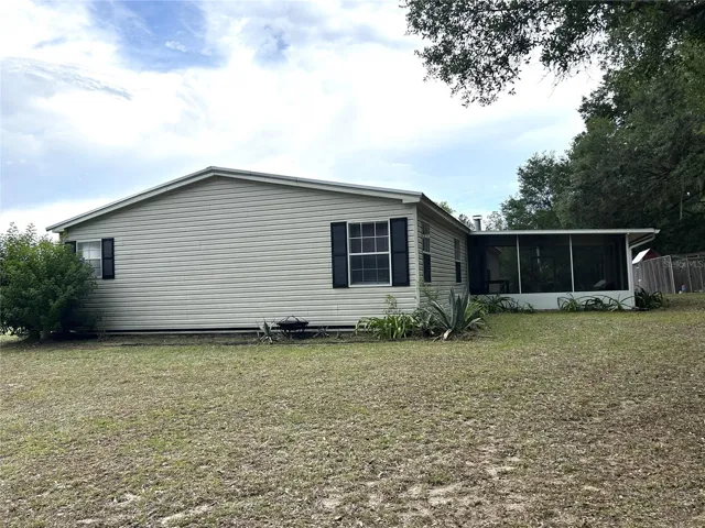 North side of home