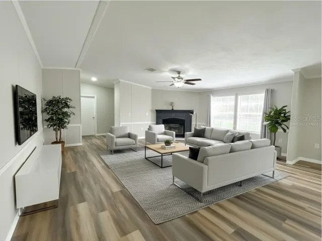 Family Room-virtually staged