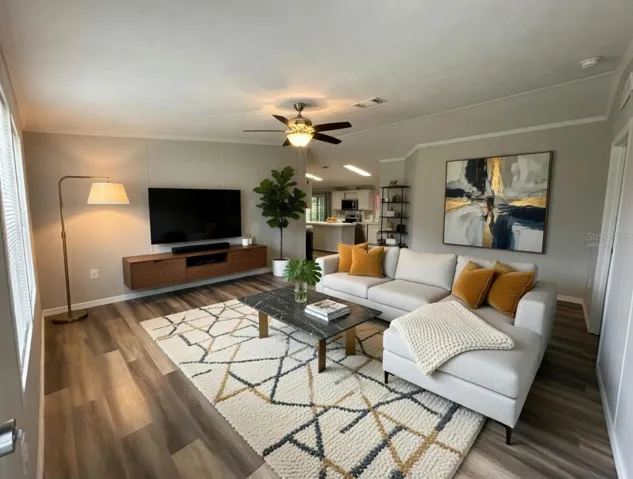 Front Living Room-virtually staged