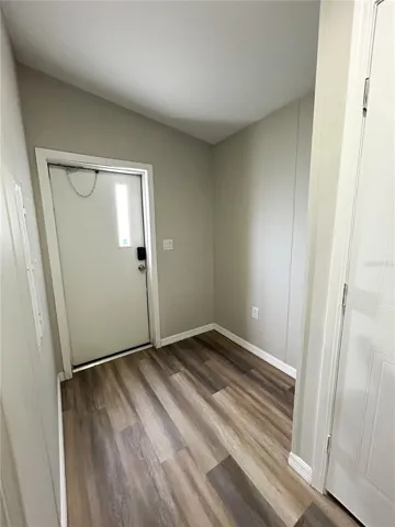 Side exit door