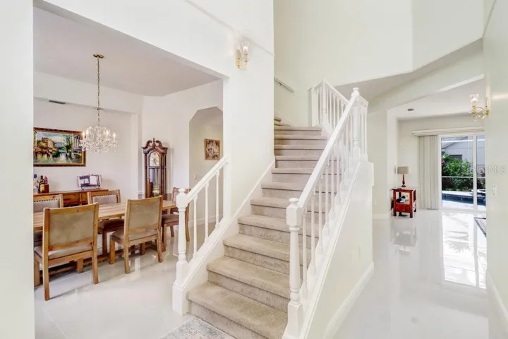 Stairs and Dining Room