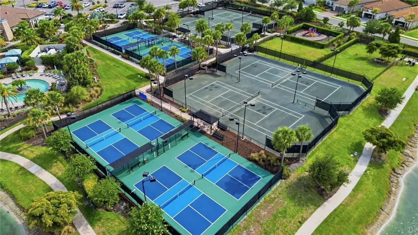 Pickle Ball and Tennis Courts, Dog Park and Playground