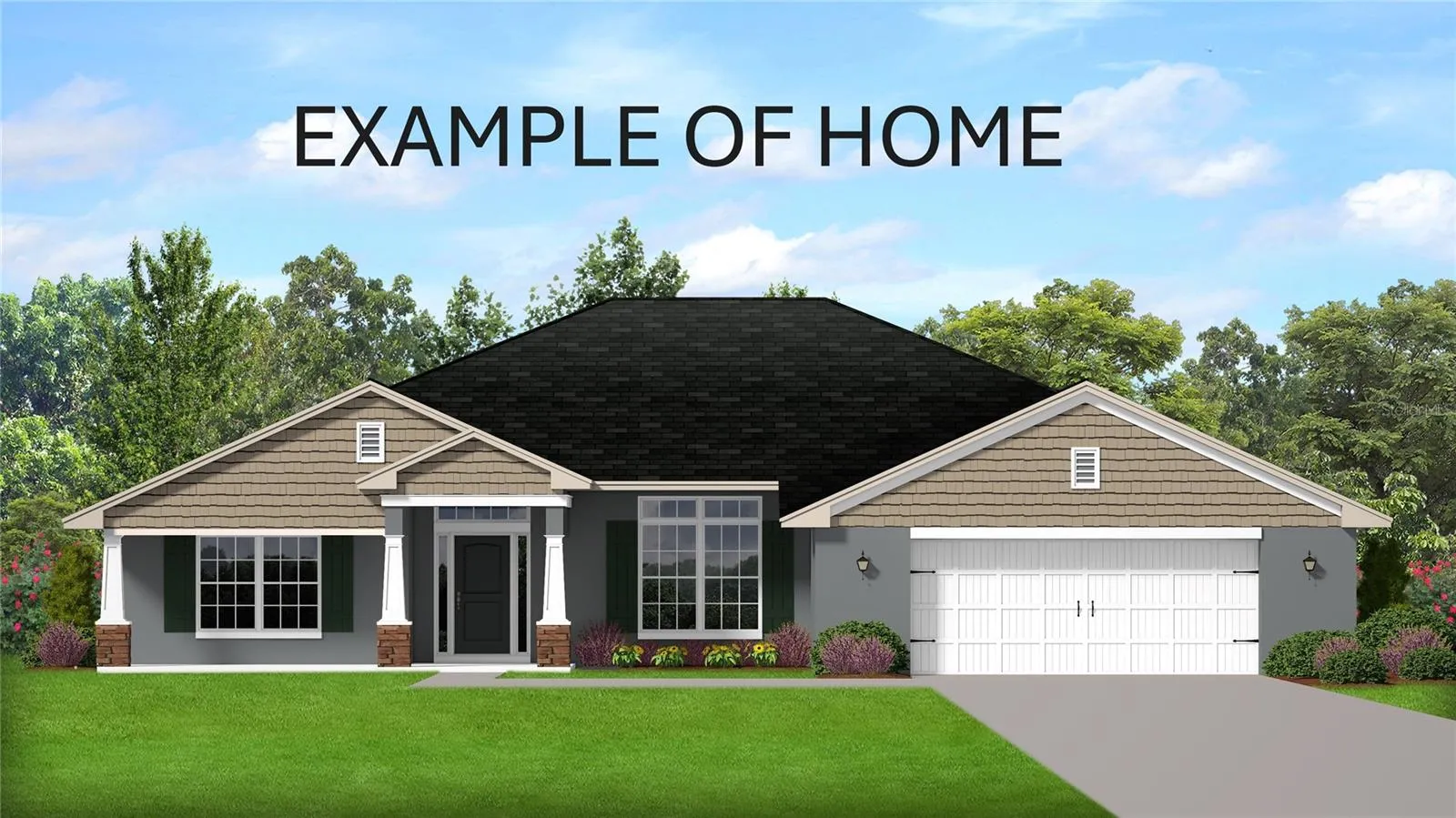 RENDERING ONLY- NOT ACTUAL HOUSE OR COLORS
