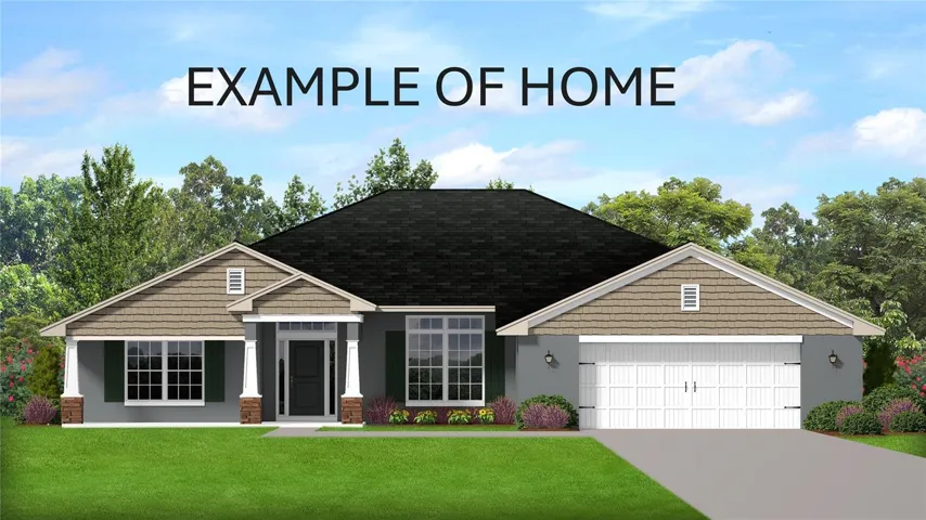 RENDERING ONLY- NOT ACTUAL HOUSE OR COLORS