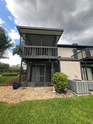 View of back two patios