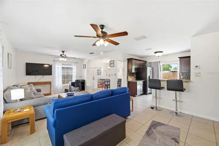 Large Living Room upon entering the home.