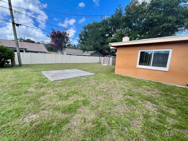Massive yard to do whatever you want.