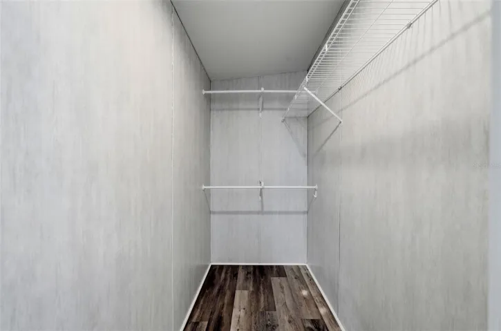 Spare room closet