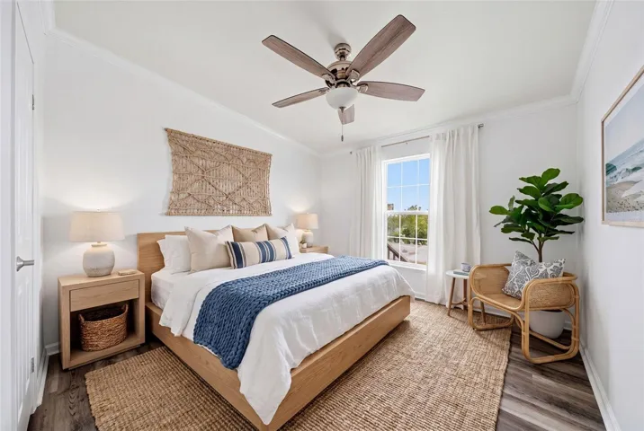 Spare bedroom virtually staged