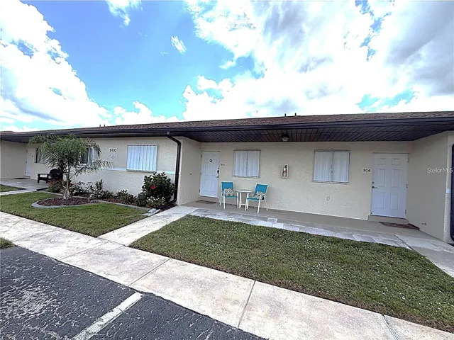 One Story Villa with Hurricane Shutters