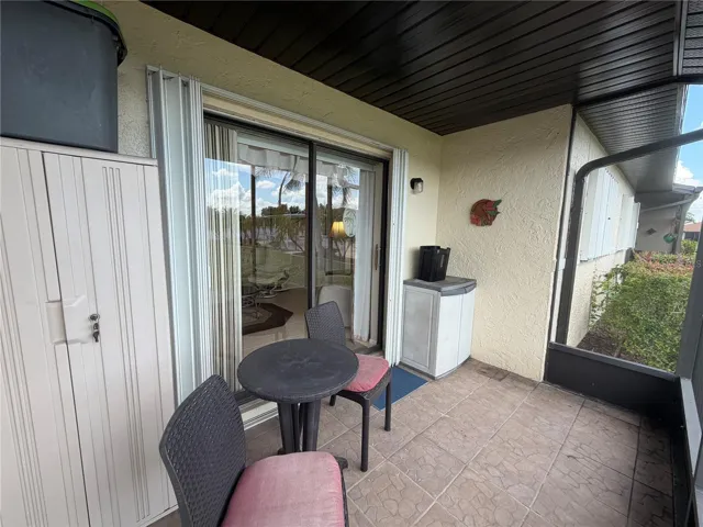 Lanai with Hurricane Shutters