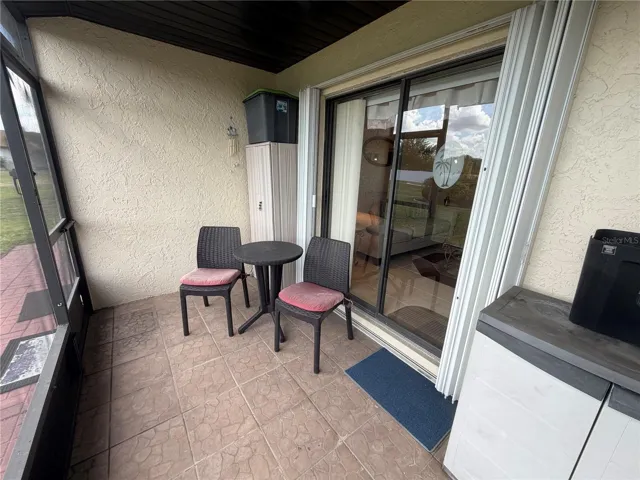 Lanai with Hurricane Shutters