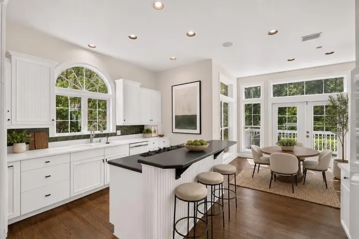 STAGED KITCHEN AND BREAKFAST ROOM