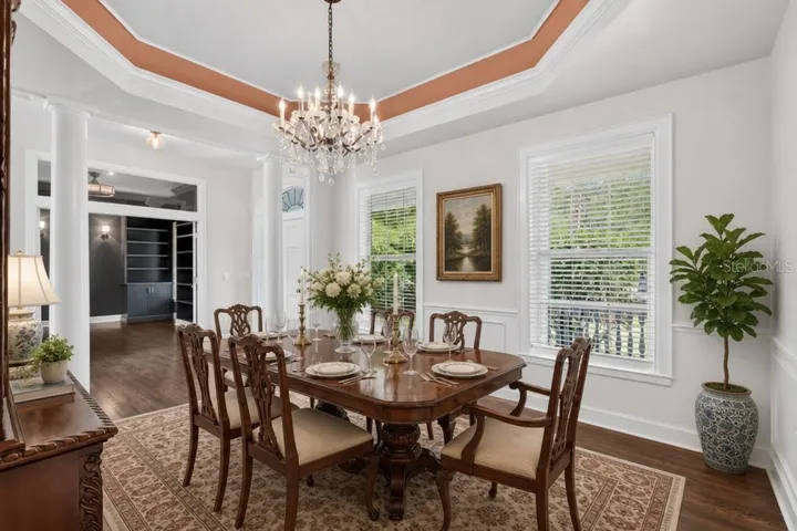 STAGED FORMAL DINING ROOM