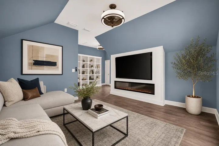 STAGED BONUS ROOM CURRENTLY MEDIA ROOM