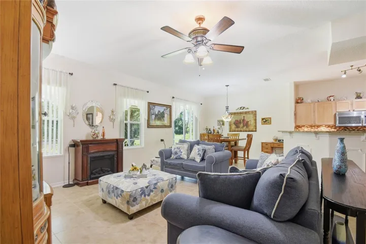 Open Floor Plan Living Area
