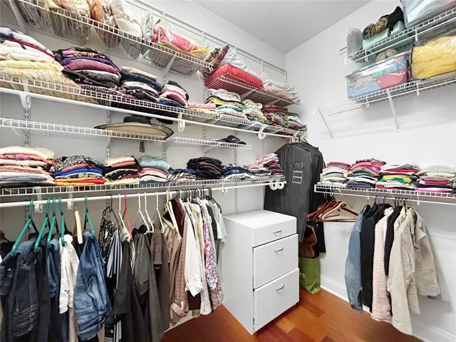 Primary bedroom closet
