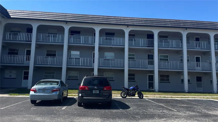 Front of building, recently painted