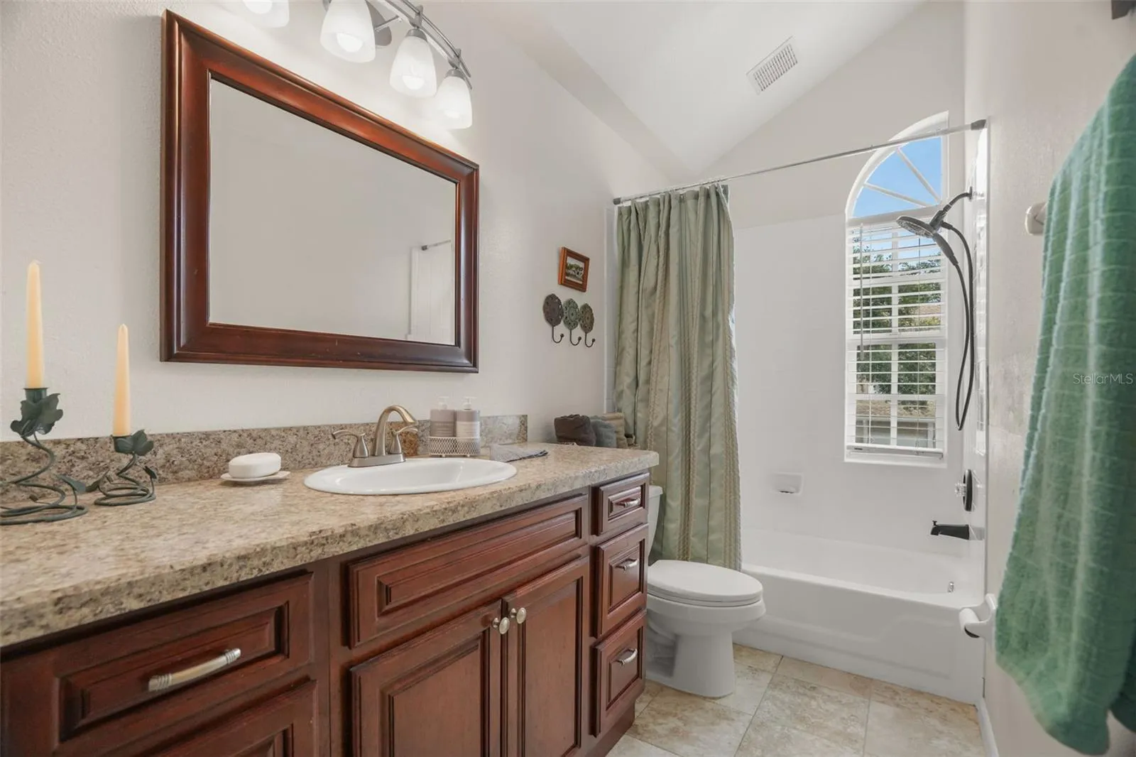 Updated full bath upstairs with tub/shower combo