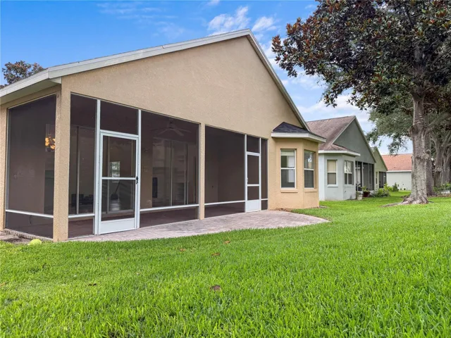 Well landscaped rear yard