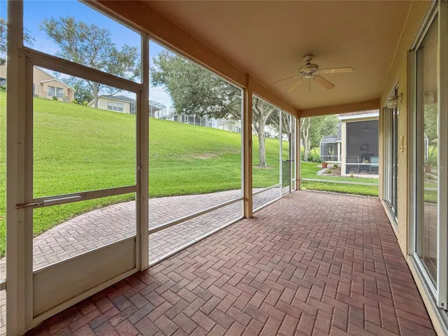 Enclosed patio