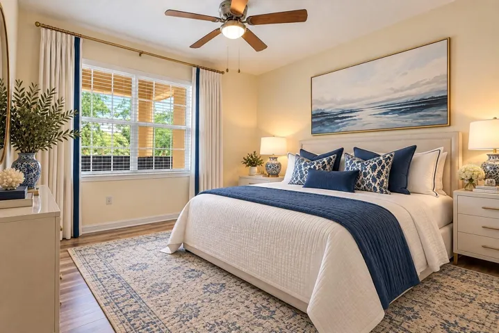 Bedroom Virtually staged