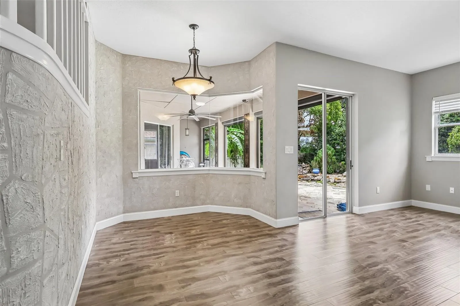 Family room and breakfast nook