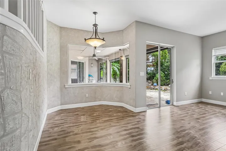 Family room and breakfast nook