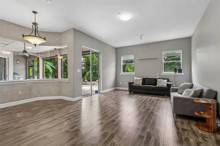 Family room and breakfast nook