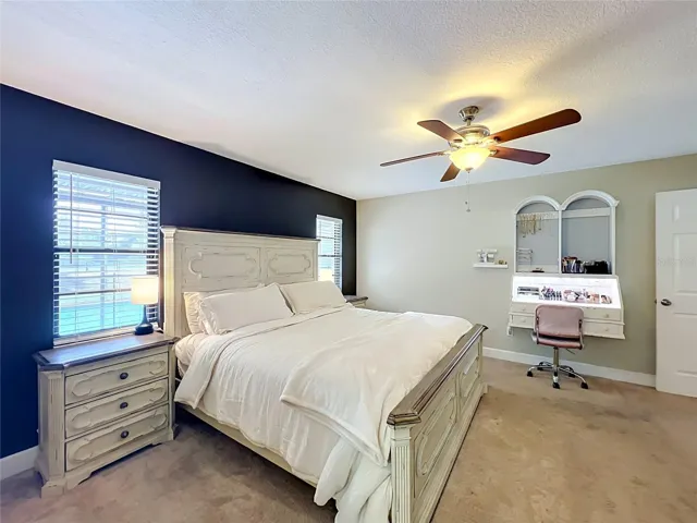 Windows offer lots of natural light.