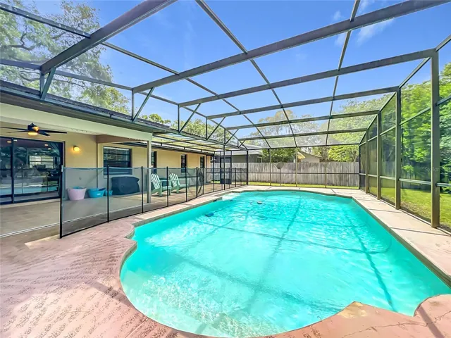 Step area into the very large pool!