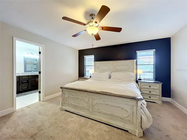 Owner's suite with newer carpet