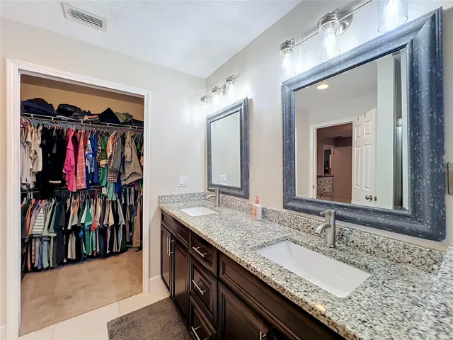 View of owner's suite closet.