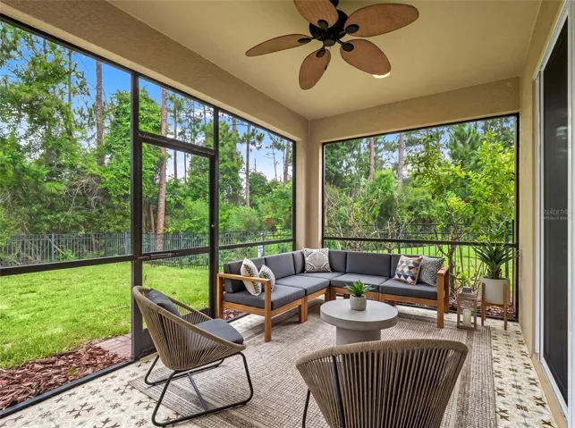Virtually Staged Lanai