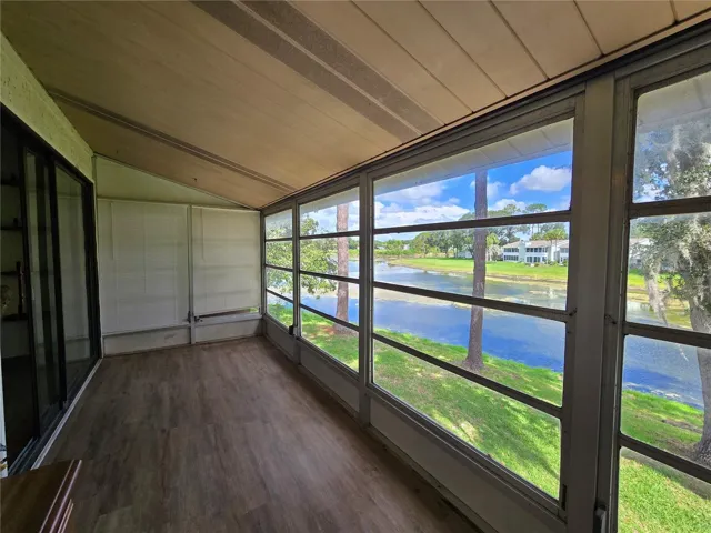 Enclosed Lanai with view of Lake Sparkle