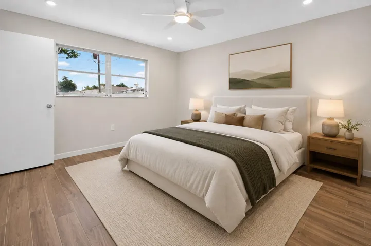 VIRTUALLY STAGED - Primary bedroom