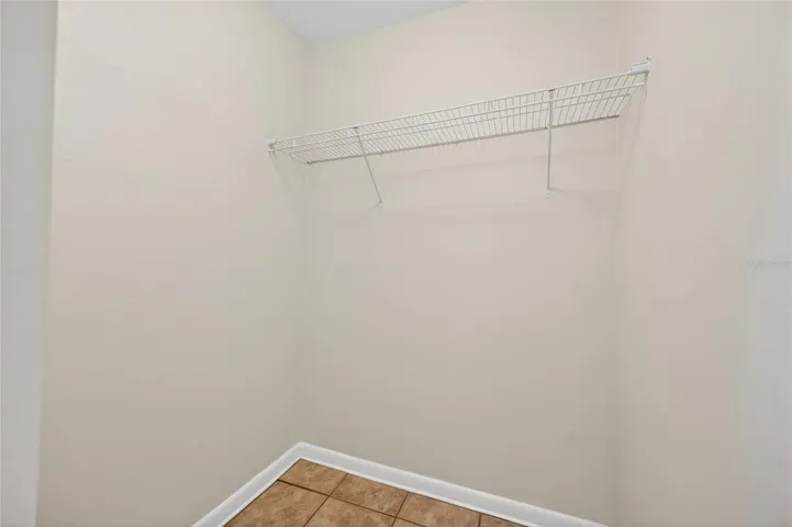 Second bedroom walk-in closet