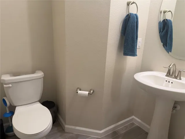 Downstairs half bath