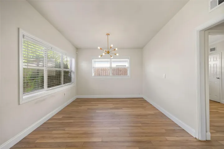 Beautiful living and dining area