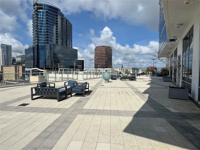 Entertainment outdoor deck