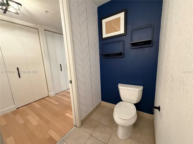First floor half bath