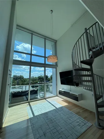 Full glass window view