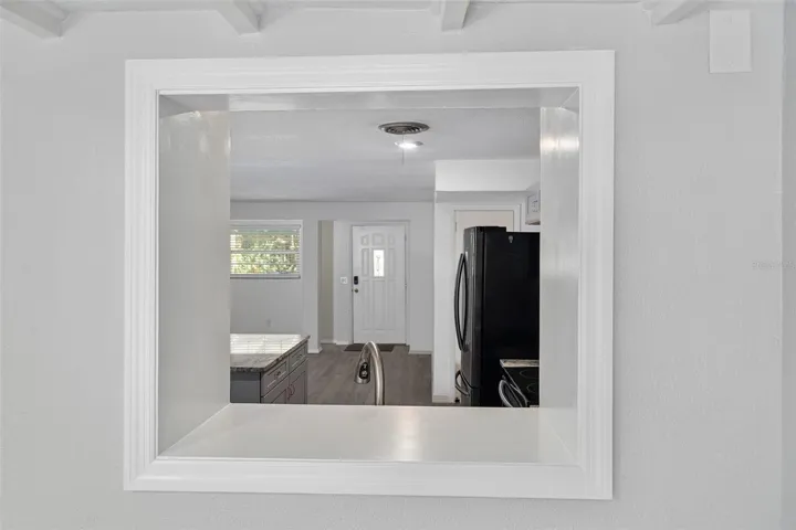 Pass-through to family room