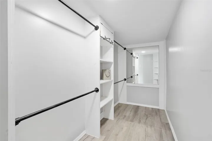 Primary closet